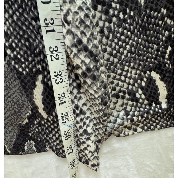 Diane Von Furstenberg New Julian Two Silk Jersey Wrap Dress Size 4 Python Gray - Picture 8 of 14